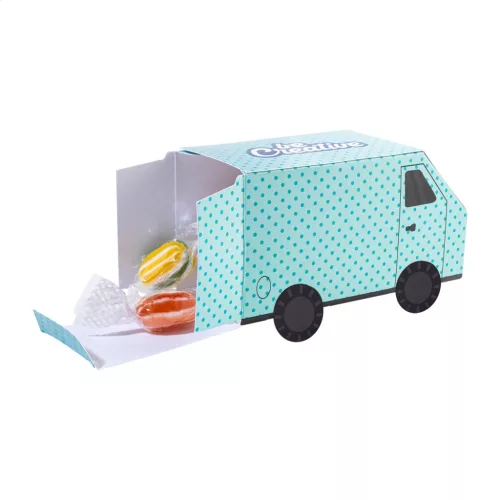 CreaCandy Truck egyedi cukorkaadagoló 
