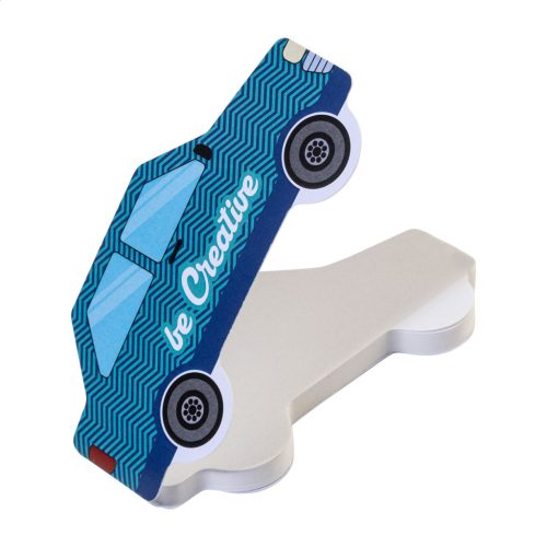 CreaStick Car egyedi öntapadós jegyzettömb