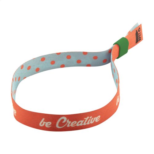 SuboWrist RPET egyedi fesztivál karszalag