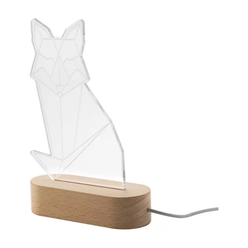 Woodify LED-es trófea, egyedi forma