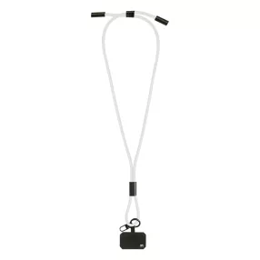 HolCharge 60 W-os RPET mobiltartós nyakpánt kábellel