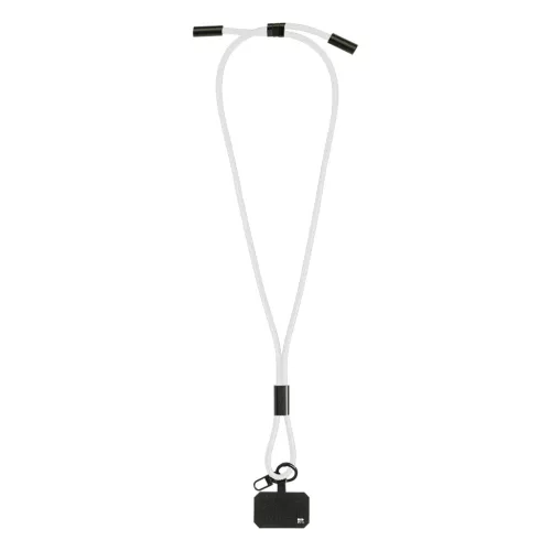 HolCharge 60 W-os RPET mobiltartós nyakpánt kábellel