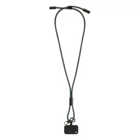HolCharge 60 W-os RPET mobiltartós nyakpánt kábellel