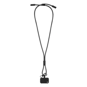 HolCharge 60 W-os RPET mobiltartós nyakpánt kábellel