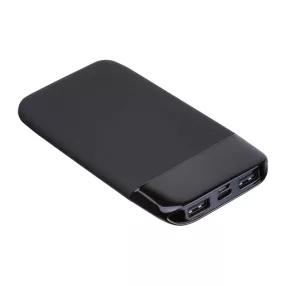 8000 mAh powerbank világító logóval