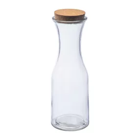 Üveg kancsó parafadugóval, 1000 ml