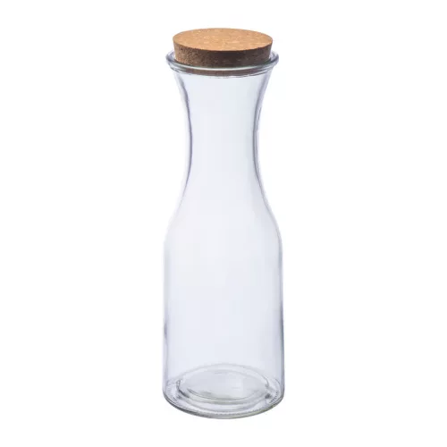Üveg kancsó parafadugóval, 1000 ml
