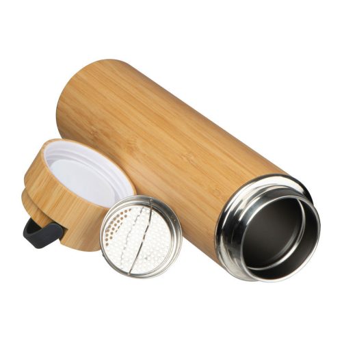 Bambusz ivópalack teaszűrővel, 500 ml