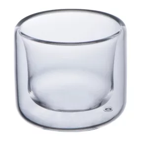 Duplafalú üvegpohár, 50ml