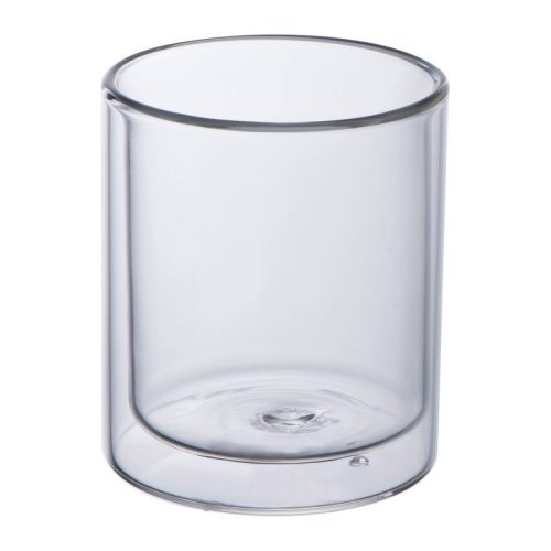 Duplafalú üvegpohár 200ml