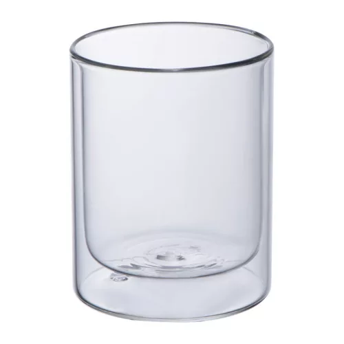 Duplafalú üvegpohár, 330ml