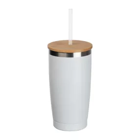Vákuumszigetelt termoszbögre szívószállal, 500 ml