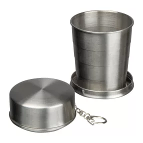 Összecsukható rozsdamentes acél pohár, 250 ml