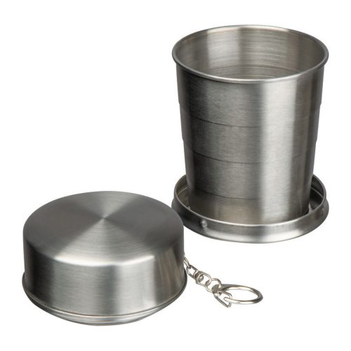 Összecsukható rozsdamentes acél pohár, 250 ml