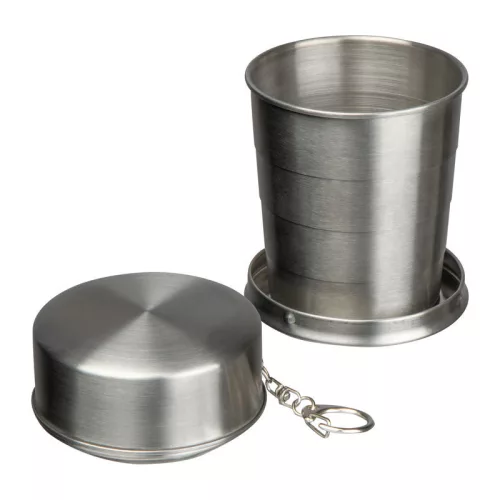 Összecsukható rozsdamentes acél pohár, 250 ml