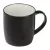 Porcelán bögre színes külsővel, 300 ml