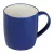 Porcelán bögre színes külsővel, 300 ml