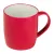 Porcelán bögre színes külsővel, 300 ml