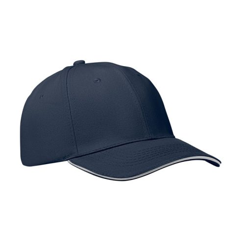 6 panel baseball sapka 260g/m²