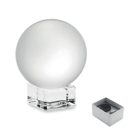 Gömb üveg díj/emlékplakett