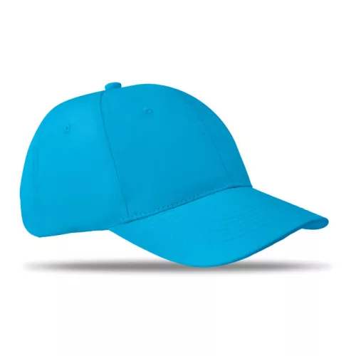 6 panel baseball sapka 160g/m²