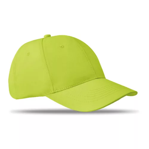 6 panel baseball sapka 160g/m²