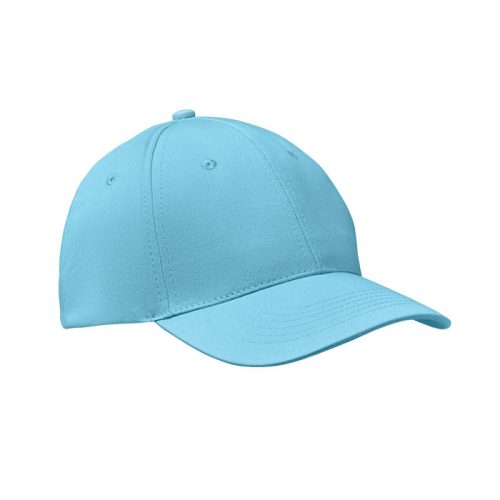6 panel baseball sapka 160g/m²