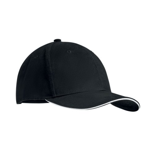 6 panel baseball sapka 270g/m²