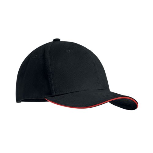 6 panel baseball sapka 270g/m²