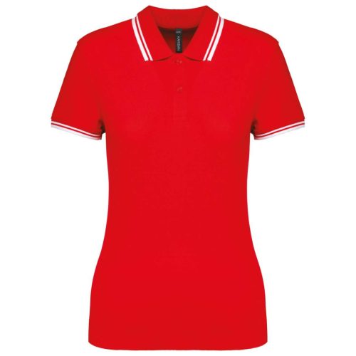 Kariban KA273 LADIE'S 2 STRIPED SHORT SLEEVED POLOSHIRT M