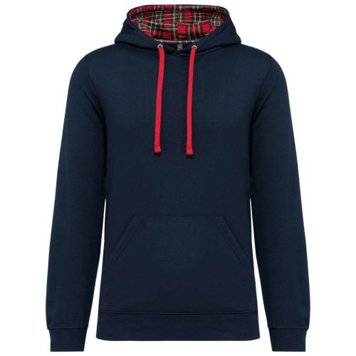 Kariban KA4013 UNISEX CONTRAST PATTERNED HOODED SWEATSHIRT L