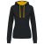 Kariban KA465 LADIES’ CONTRAST HOODED SWEATSHIRT S