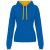 Kariban KA465 LADIES’ CONTRAST HOODED SWEATSHIRT XL