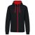 Kariban KA466 MEN'S CONTRAST HOODED FULL ZIP SWEATSHIRT XL