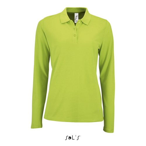 SOL'S SO02083 SOL'S PERFECT LSL WOMEN - LONG-SLEEVE PIQUÉ POLO SHIRT L