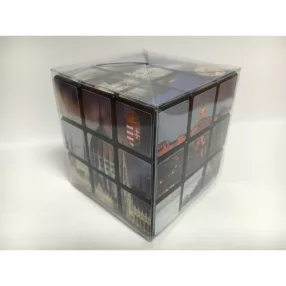   Rubik kocka matrica emblémázással PVC csomagolásban, 3x3x3, 57mm x 57mm